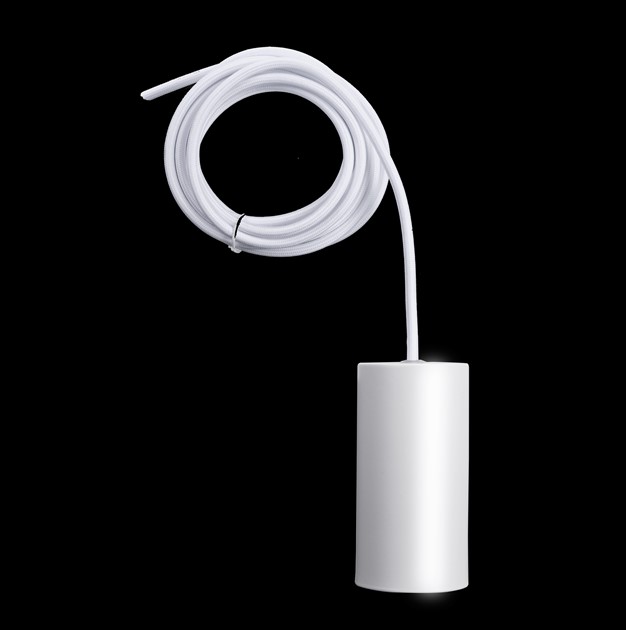 Upphäng vit 3 m textilkabel